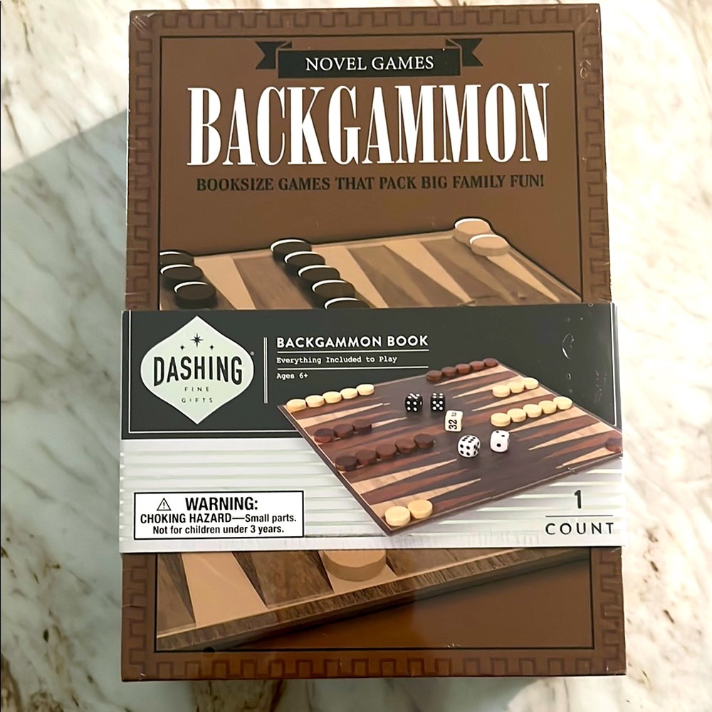 Novel Games Backgammon Set NWT/Sealed